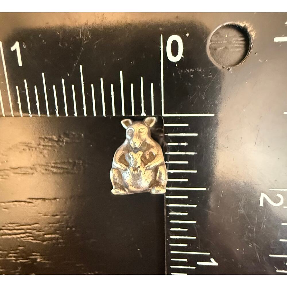 Authentic Pandora S925 ALE Kangaroo With Joey Charm Sterling Silver - Picture 4 of 4